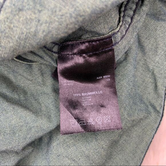 Sz Small Drykorn Denim Blue Collar Shirt - Picture 3 of 11